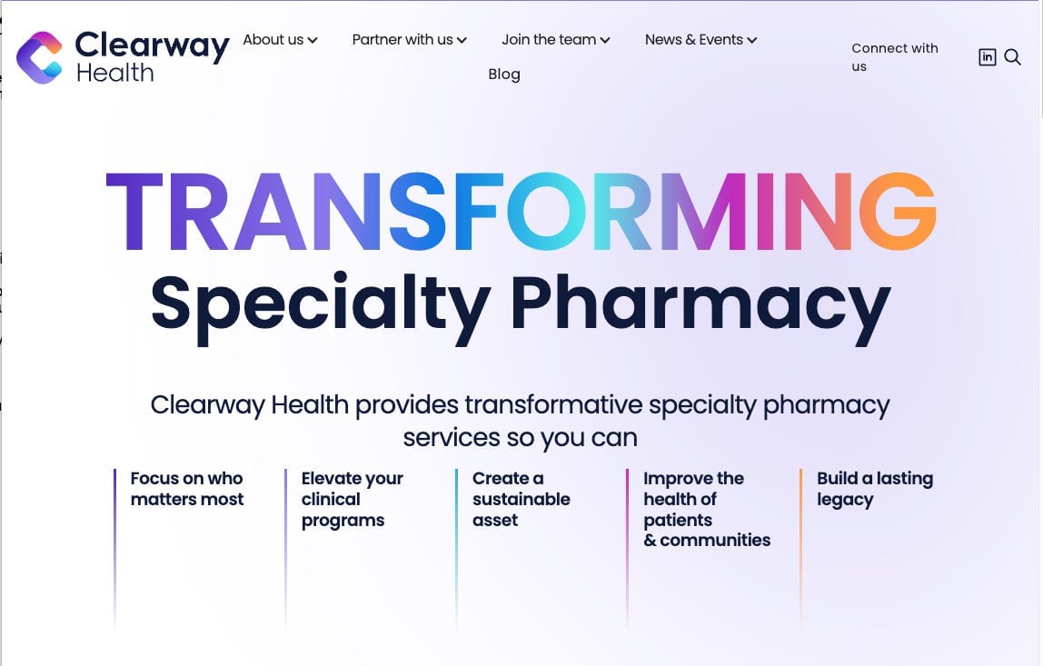 Clearway Health Unveils Charter, a New Patient Management Software Solution for Specialty Pharmacy Programs
