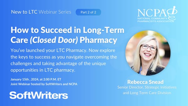 [Webinar Invite] Unlock the Secrets to LTC Pharmacy Success